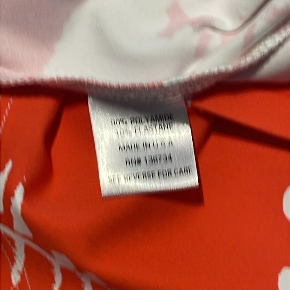 Persifor Orange and White Floral Dress Size XL NWT - Picture 10 of 11